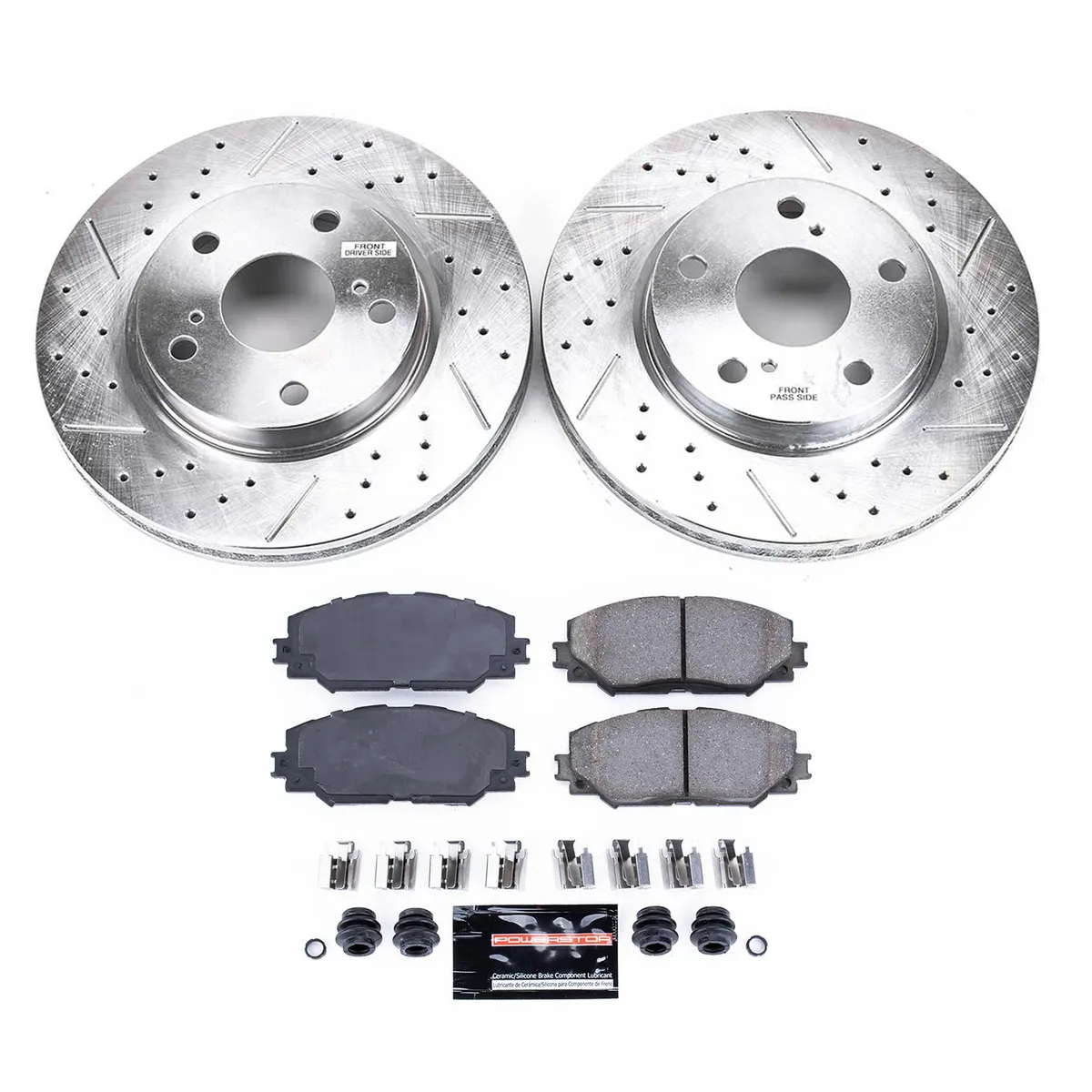 Z23 Evolution Brake Kit Front 2010-2012 Lexus Hs250h 2008-2015 Scion xb 2012-2017 Toyota Prius v 200 product image