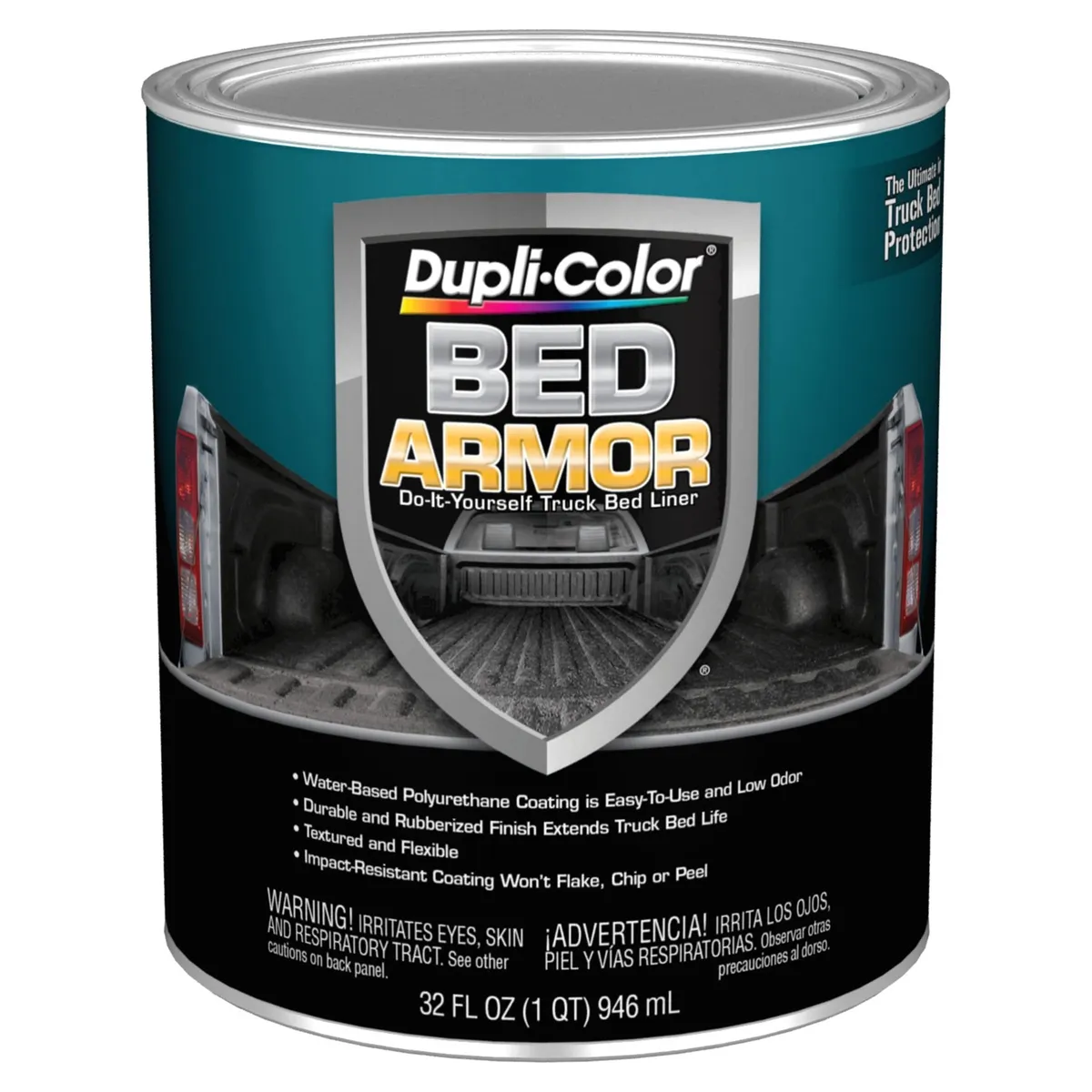 Premium Truck Bed Liner With Kevlar; Black; 32 Oz. Quart product image