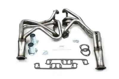 Patriot Exhaust Patriot Long Tube Header 67-80 Various Chry 273-360 SBM LA 1 5/8" Primary 3" Collector Raw Steel H8206