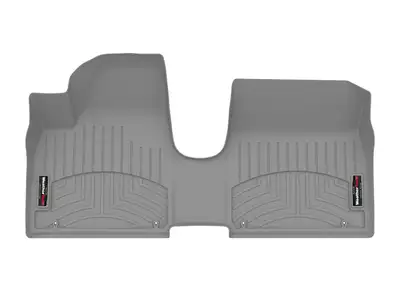 Weathertech FloorLiner™ DigitalFit®; Gray; Front; Over The Hump;