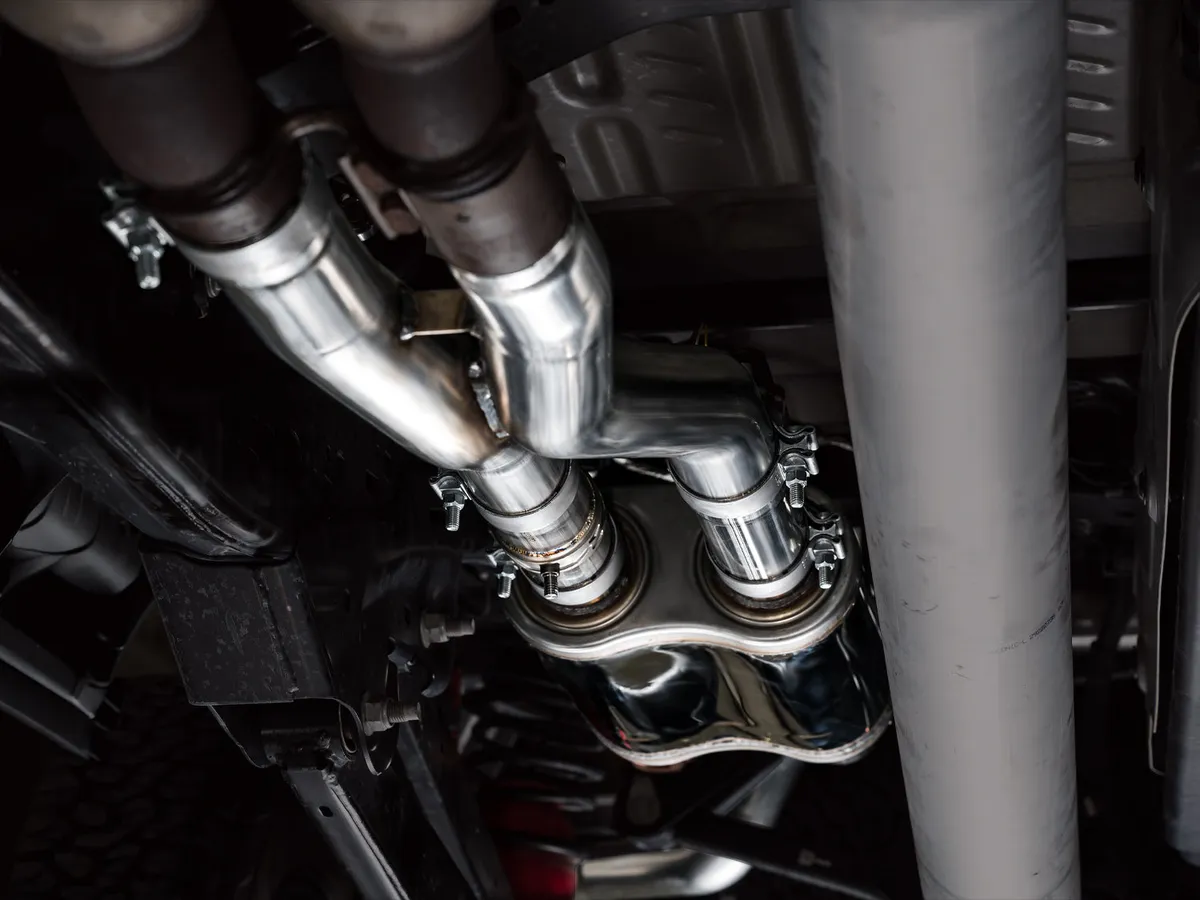 AWE SwitchPath™ Exhaust for Gen 3 Raptor R - Diamond Black Tips product image