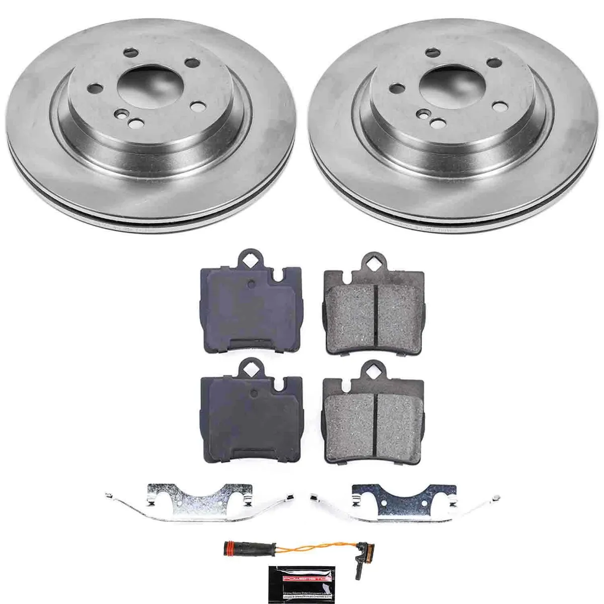 Z17 Direct Replacement Kit: Rotors; Ceramic Pads W/Hardware; Pad Sensors product image
