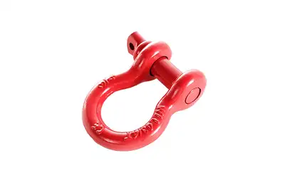 Rugged Ridge Rugged Ridge D-Ring, 3/4-Inch, 9500 Pound, Red