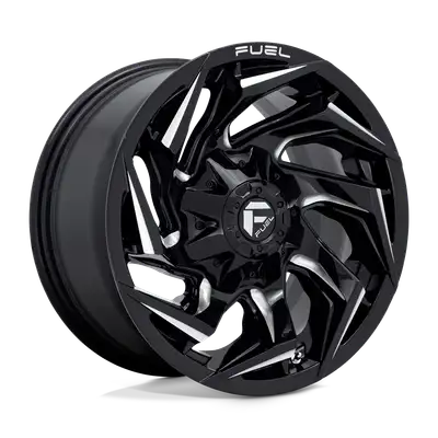 KMC Wheels Fuel Wheels | Reaction | Gloss Black Milled