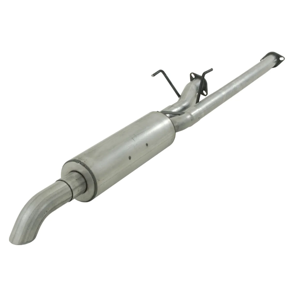 Armor Lite Cat Back Exhaust System; 2.5 in.; Incl. Ext. Pipes/Muffler/Hardware/3 in. Tip; 3 in. Turn Down Assembly; Single Side Exit; Aluminized; product image