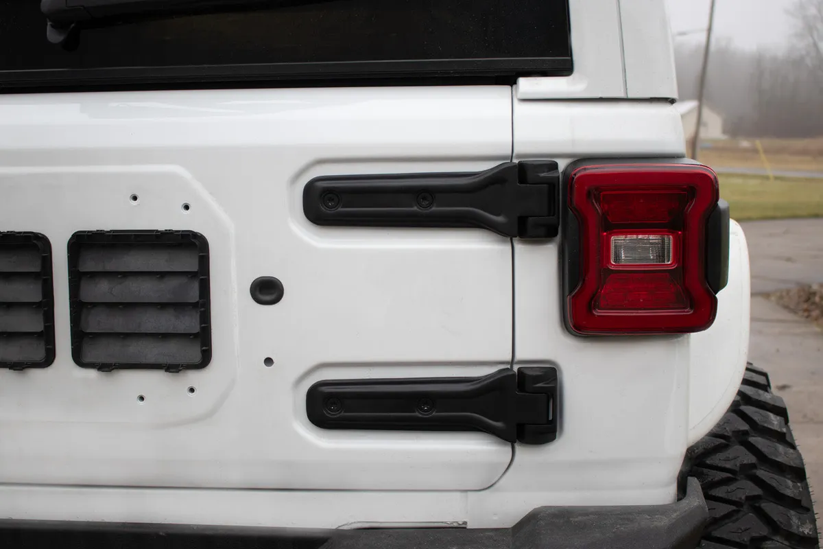 Kentrol Tailgate Hinge Set for 2018-2027 Jeep Wrangler JL 80736 product image