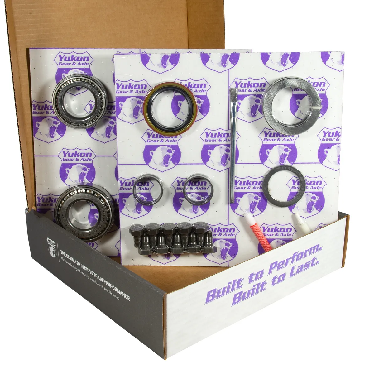 Muscle Car Re-Gear Kit For GM 8.5 Diff 30 Spline 3.42 Ratio 8.5 Inch GM 3.42 Rear R&P Gear/ Install Kit Package With Ak 1563 Axle Bearings (2.25 Inch Od) Yukon Gear product image