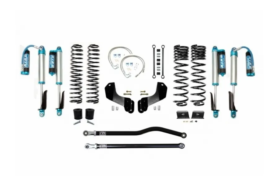 Evo Manufacturing 2.5in Enforcer Overland Stage 1 Plus Lift Kit w/Evo Spec 2.5 King Shocks - JT product image