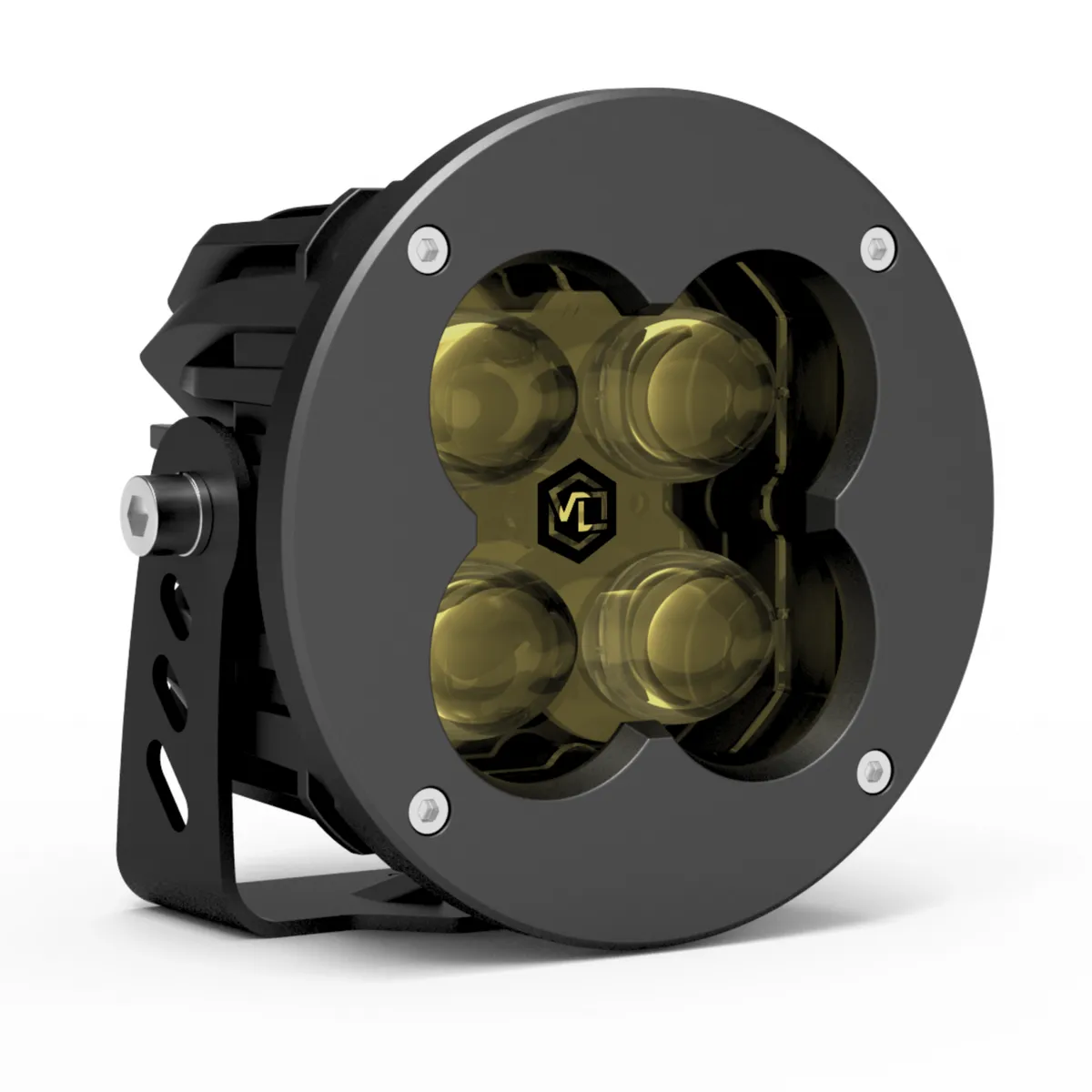FNG 3 RR SAE 3 Inch Backlit Fog Light Pods Yellow Round Dot/SAE Pair Vivid Lumen product image