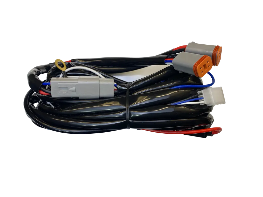 Light Bar Wire Harness - Dual DT-4 Connector - 400W Vivid Lumen product image
