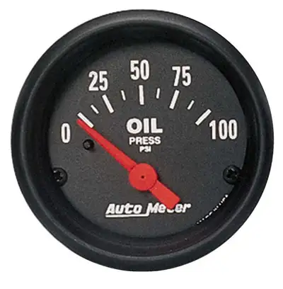 AutoMeter Gauge, Oil Pressure, 2 1/16", 100psi, Electric, Z Series