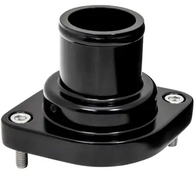 Billet Specialties LS Thermostat Housing Straight Black