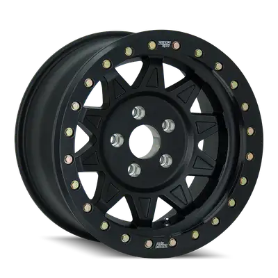 DIRTY LIFE Dirty Life Roadkill Race Series Beadlock Wheel 17X9 5x5 38mm Offset Matte Black - JT/JL/JK