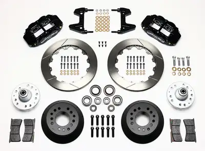 Wilwood Brakes 1974 - 1980 Ford, Mercury Forged Narrow Superlite 6R Big Brake Front Brake Kit (Hub) - 140-9801