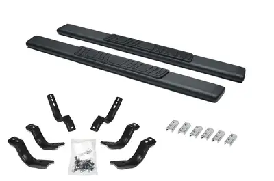 Go Rhino Go Rhino 685409952T - 5 OE Xtreme Low Profile SideSteps With Mounting Bracket Kit - Textured Black