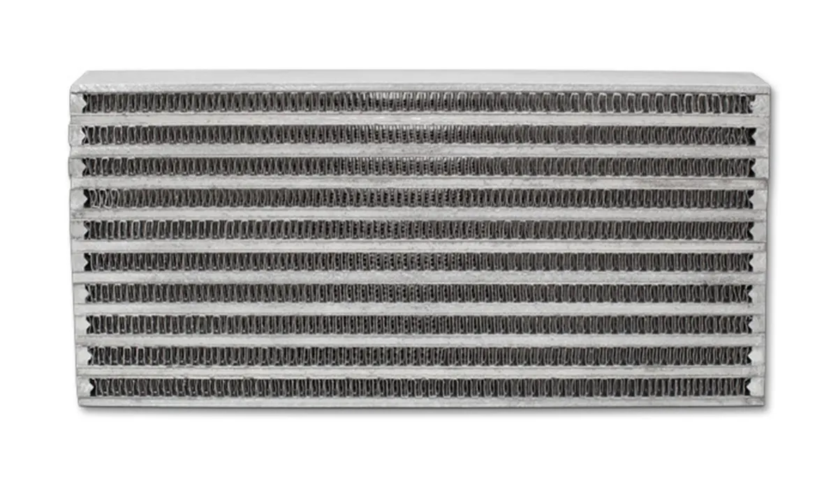 Universal Oil Cooler Core; 10 in. Core Width; 2 in. Core Thickness; 6 in. Height; 6061 Aluminum; product image