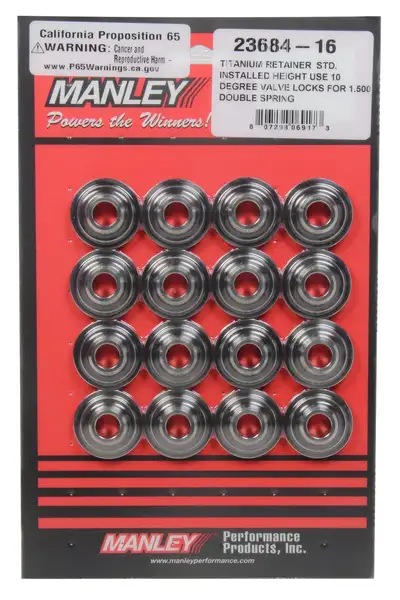 Manley Manley 23684-16 Manley Spring Retainer, Ret-Ti 1.500 Double 10 Deg.