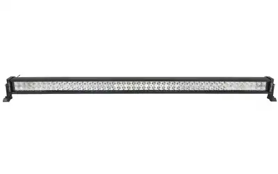 Quake LED Quake LED - Qusn478 - 53 Inch LED Light Bar Dual Row 300 Watt Combo Supernova Strobe Series White/Amber Strobe
