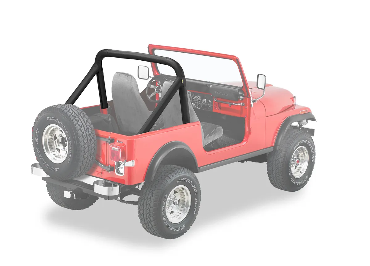 Jeep Sport Bar Covers For Jeep 1980-1983 CJ5 Black Crush Bestop product image
