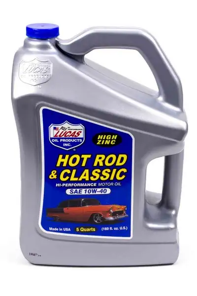 Lucas Oil Products Lucas Oil Products 10683 Hot Rod & Classic Car HP Motor Oil SAE 10W-40