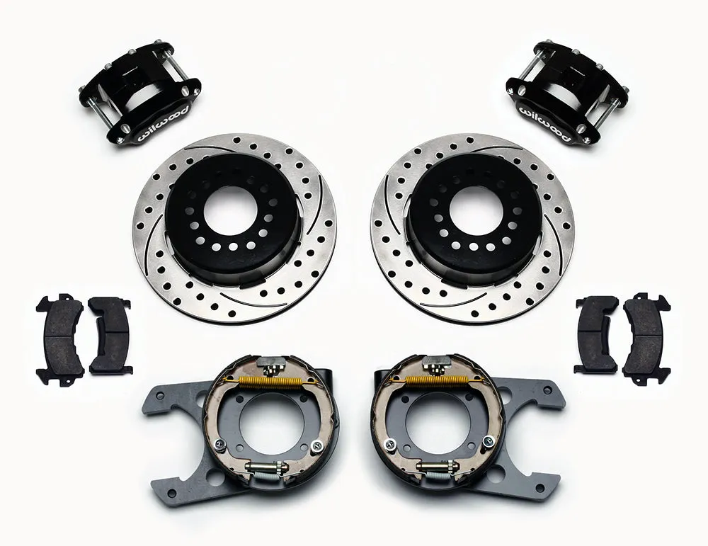 Wilwood D154 PS Park Brake Kit Drilled Chevy C-10 2.42 Offset 5-lug product image