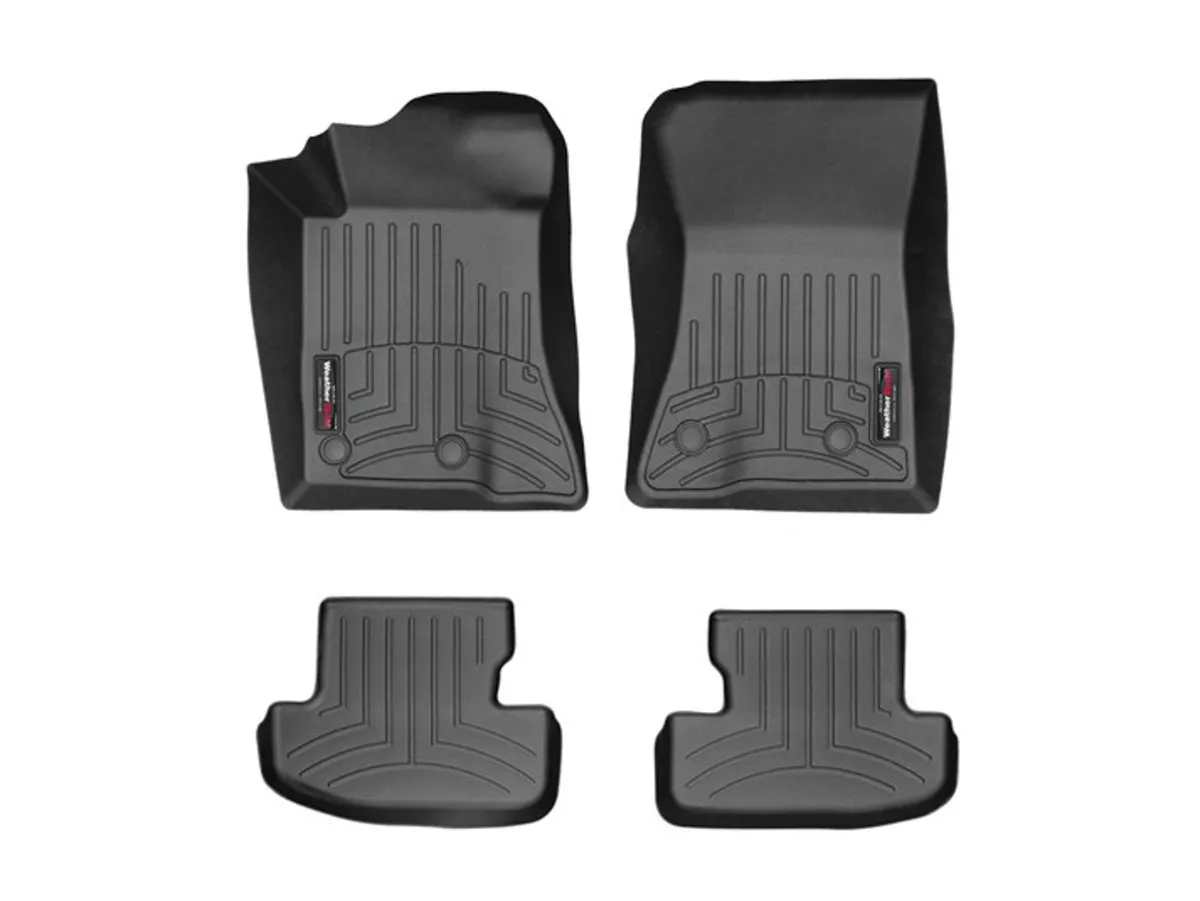 Weathertech Black Front and Rear Floorliners Ford Mustang 2015