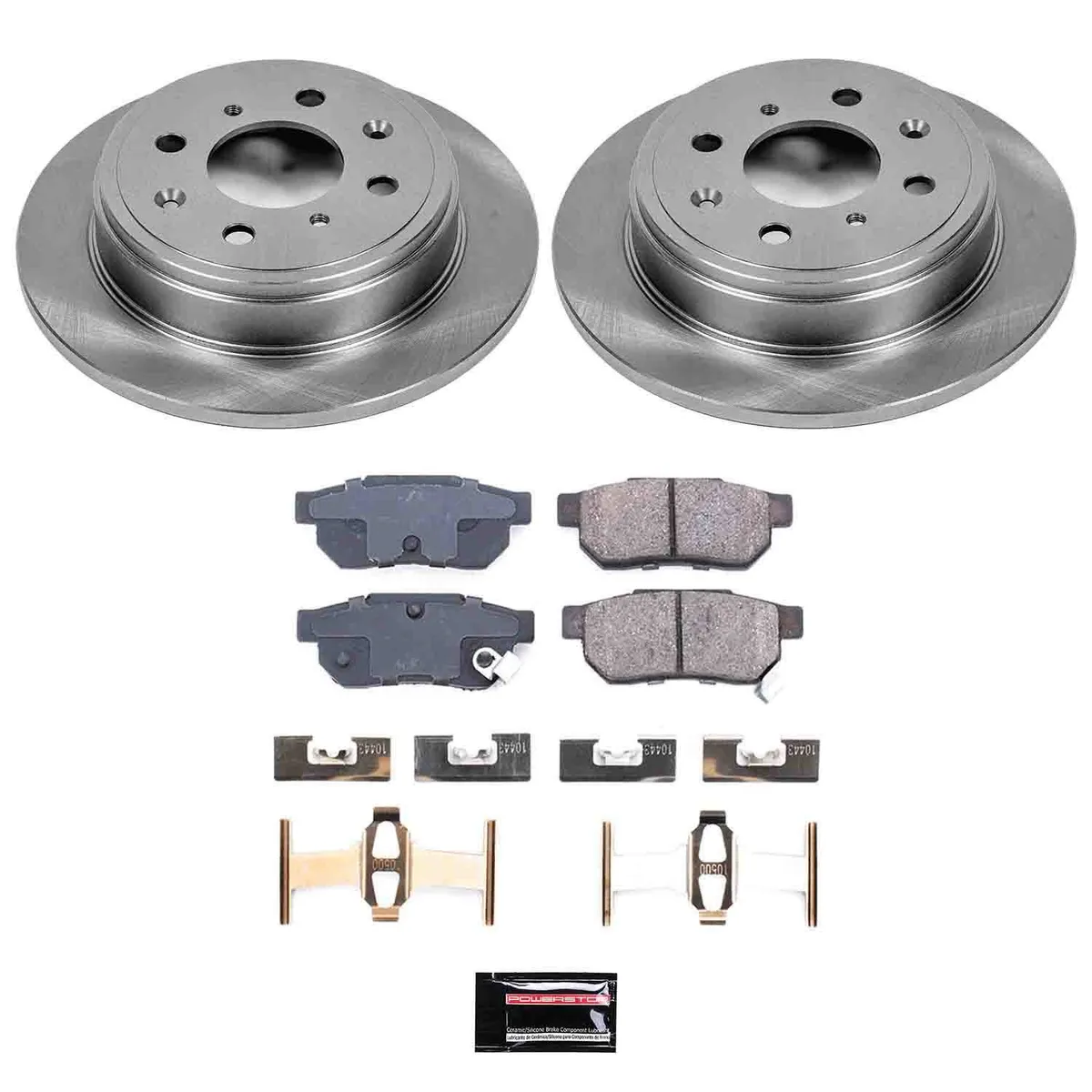 Autospecialty Brake Kit Rear 1990-2001 Acura Integra 1989 Honda Accord Coupe 1993-2000 Honda Civic co product image