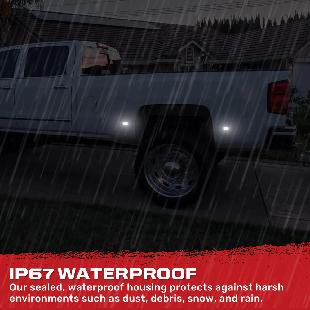 GMC Sierra & Chevy Silverado 15-25 (3rd & 4th Gen) Dually Fender Lights (4-Piece Set) - Multiple Lens & Colors product image