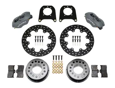 Wilwood Brakes 1964 - 1974 Buick, Chevrolet, Oldsmobile, Pontiac Forged Dynalite Rear Drag Brake Kit - 140-4545