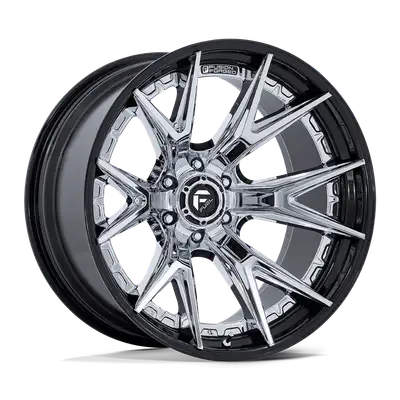 KMC Wheels Fuel Wheels | Catalyst | Chrome w/ Gloss Black Lip