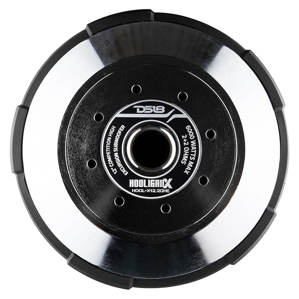 HOOLIGAN X 12" High Excursion Subwoofer 4000 Watts Rms 4" DVC 2-Ohm product image