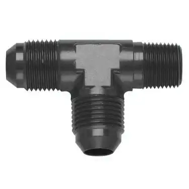 Fragola Performance Systems 4an Tee - 1/8 MPT on The Run - Black