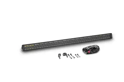 Go Rhino Go Rhino 754004012CDS Blackout Combo Series - DOUBLELINE 40 Double Row Light Bar w/Amber LEDs