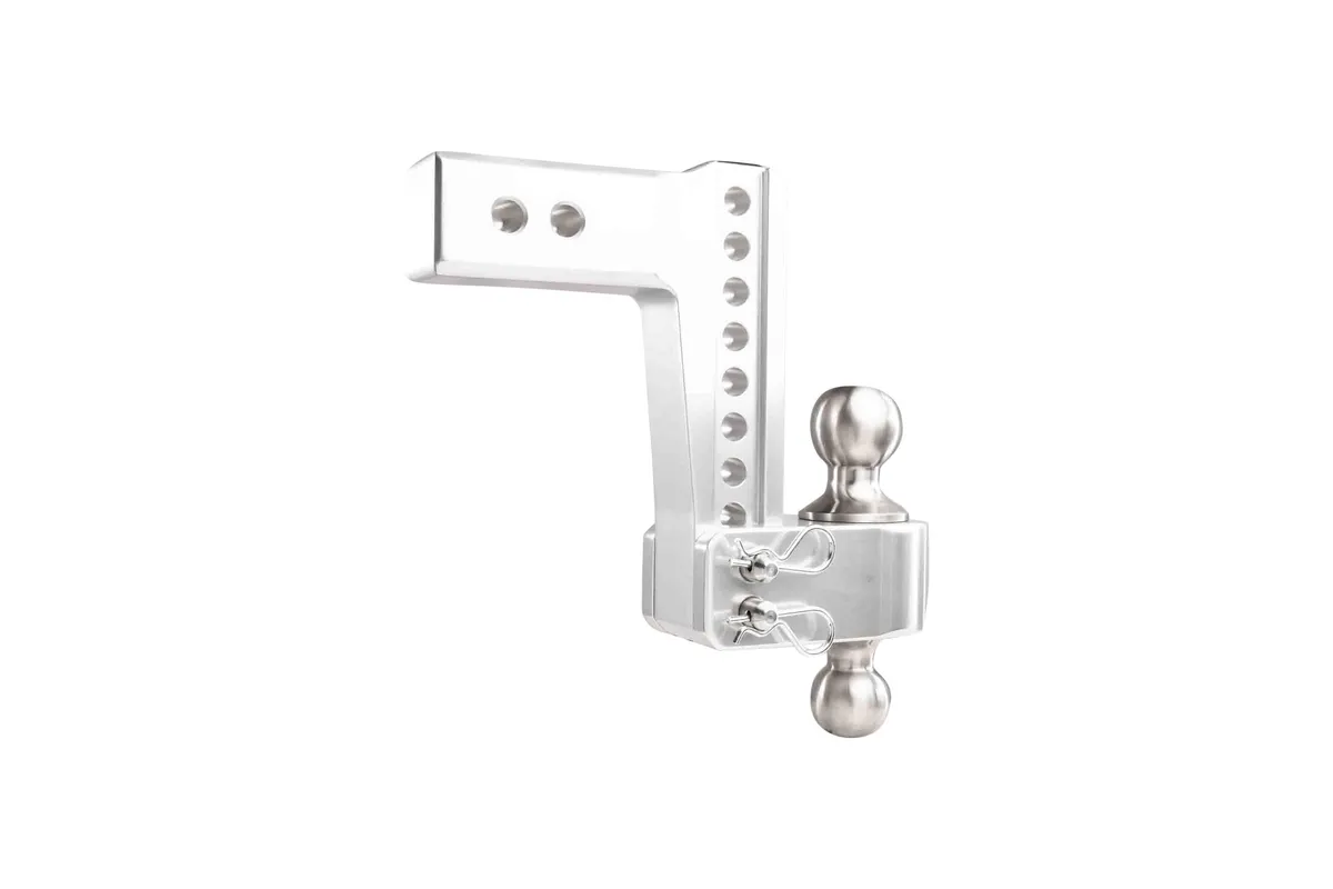 2.5" Aluminum Medium Duty Hitch 6" Drop/Rise w/ Stainless Steel Dual Ball product image