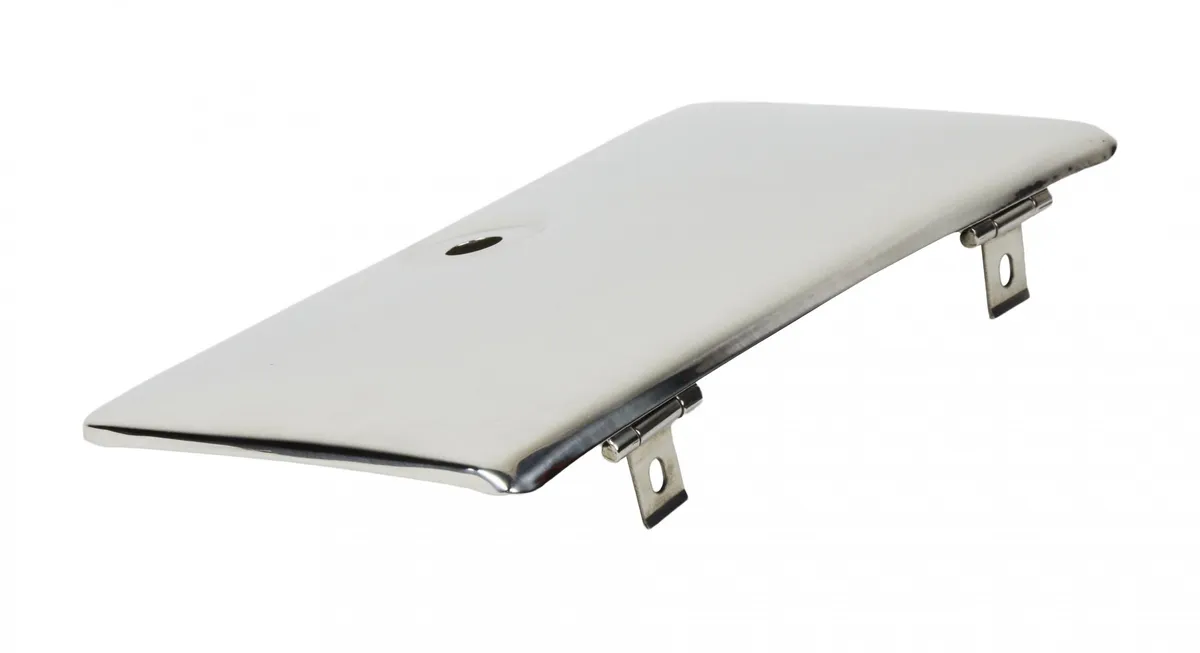 Jeep CJ Glove Box Door Use with OE Key Lock 72-86 CJ Polished Silver Kentrol product image