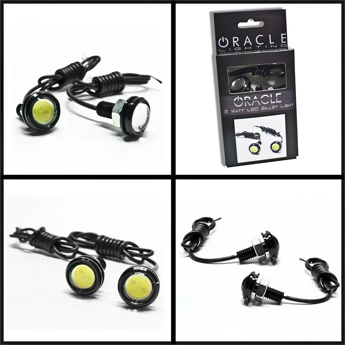5410-005 - ORACLE 3W Universal Cree LED Billet Lights - Amber product image