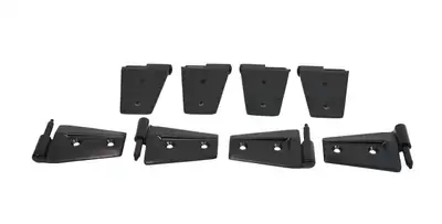 Kentrol Jeep JK Door Hinge Set 8 Pieces 4 Door 07-18 Wrangler JK Textured Black Kentrol
