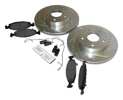 Crown Automotive Jeep Replacement Performance Brake Kit 1999-2002 WJ Grand Cherokee;2001-2002 WG (Europe) Grand Cherokee;