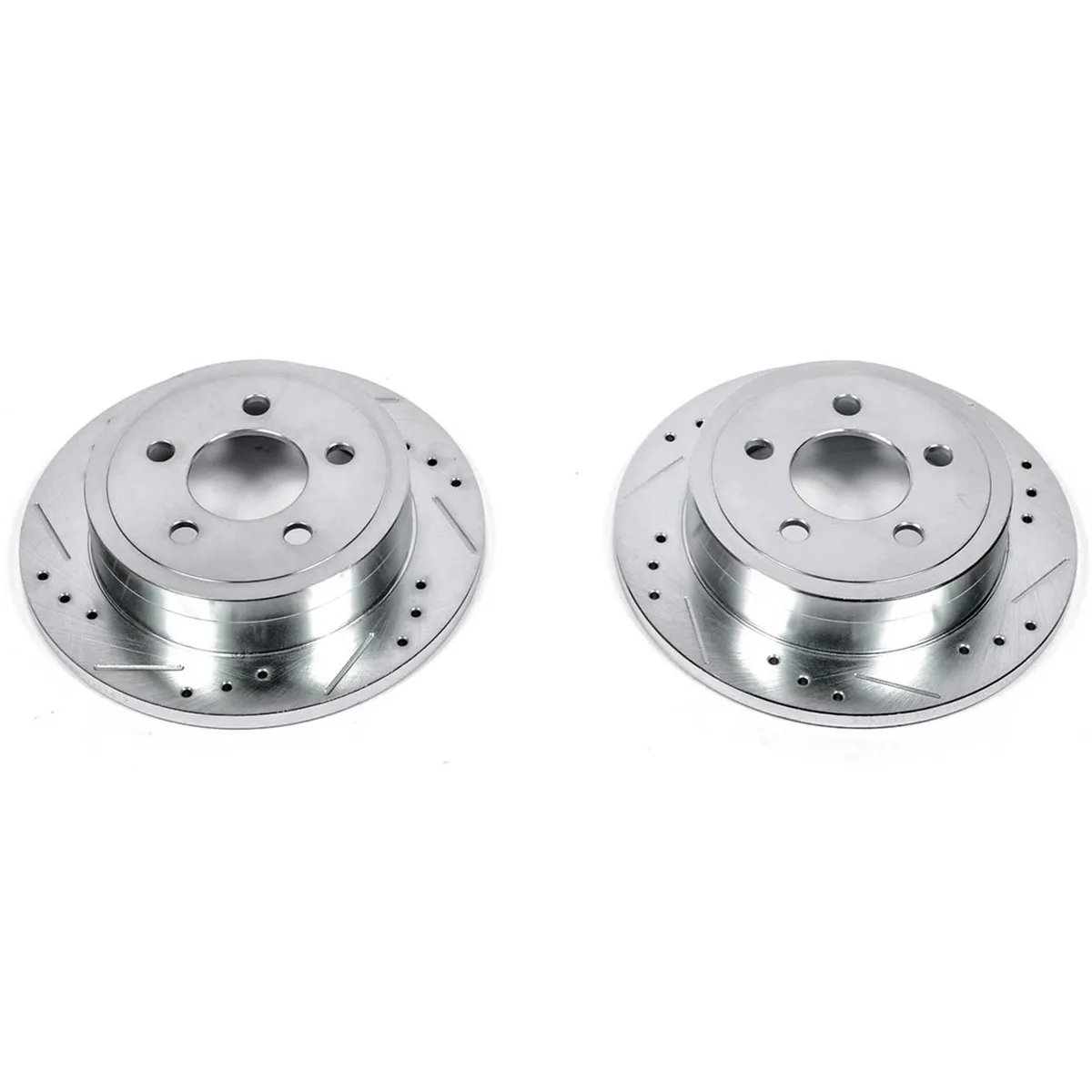 Power Stop Evolution Cross-Drilled and Slotted Rotor Set, Rear - TJ/LJ 2003-06 product image