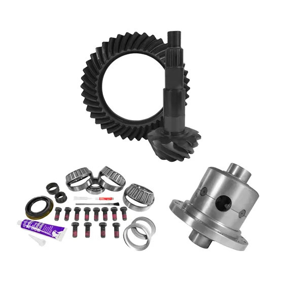 Yukon Gear and Axle 11.5 Inch Aam 4.56 Rear Ring & Pinion, Install Kit, Posi, 4.125 Inch Od Pinion Bearing USA Standard