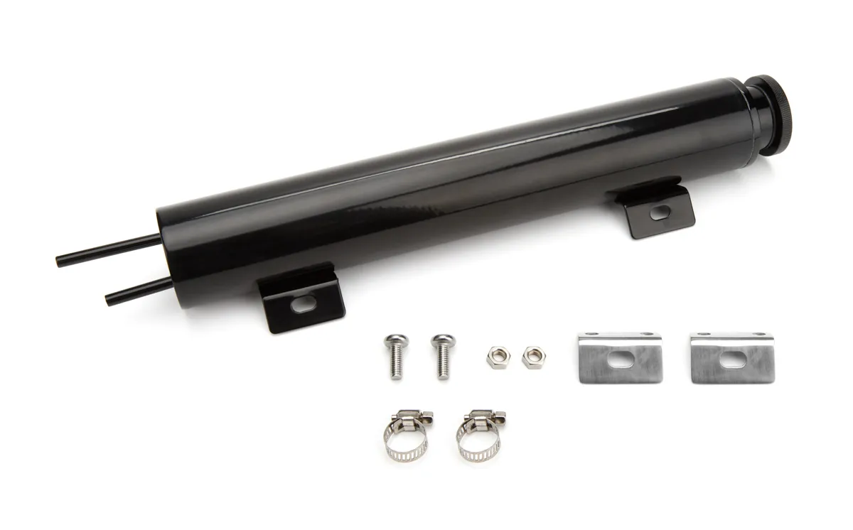 Specialty Products Company / SPC Performance Radiator Overflow Tank 2 in x 13in Black Stainles