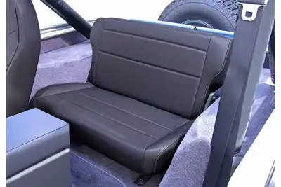 Rugged Ridge Fold & Tumble Rear Seatblack Denim 8695 Jeep CJ & Wrangler