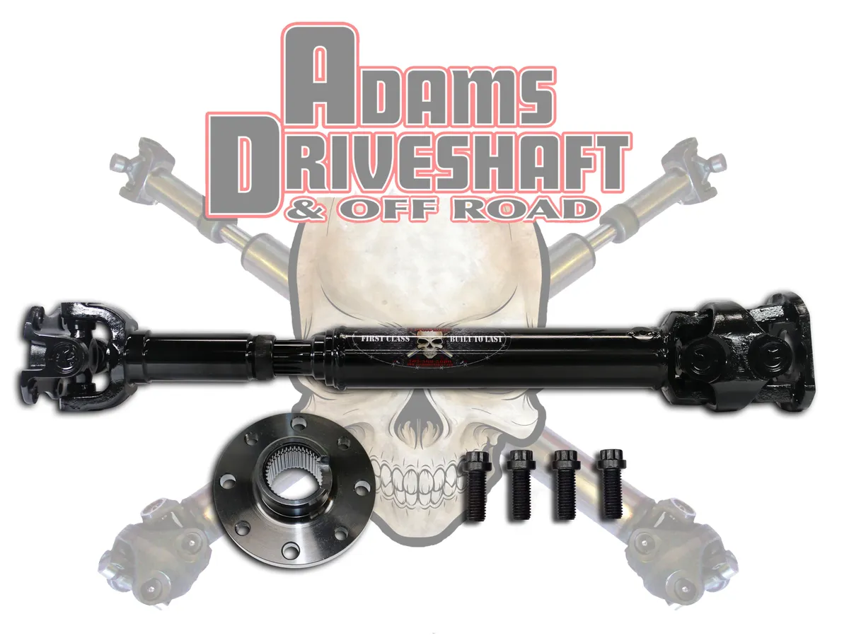 Adams Driveshaft 2019-2024 Dodge Ram 2500-3500 Diesel 5th Generation Front 1350 Driveshaft With 68rfe Transmission [extreme Duty Series] product image