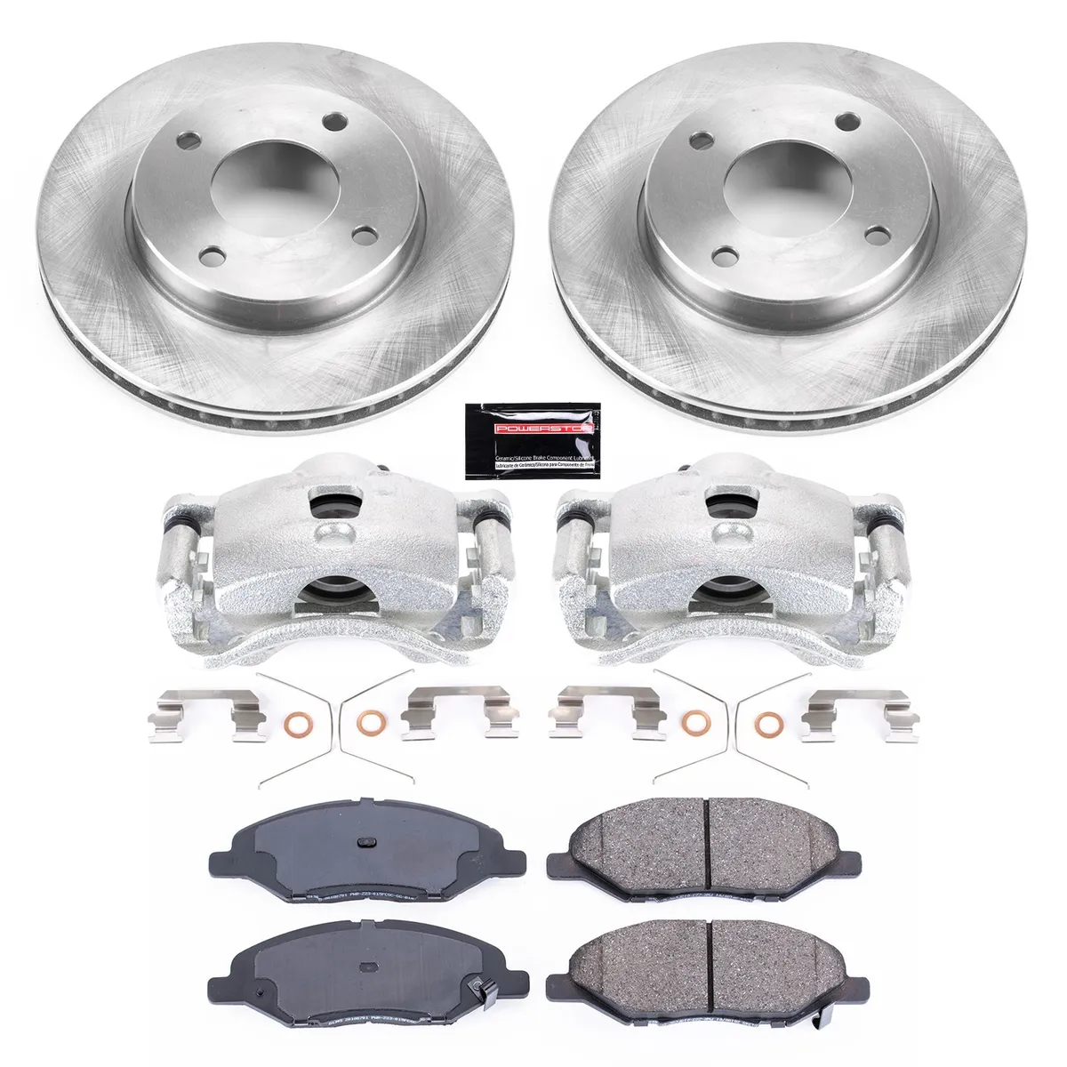 Z17 Direct Replacement Kit: Rotors; Ceramic Pads; Calipers product image