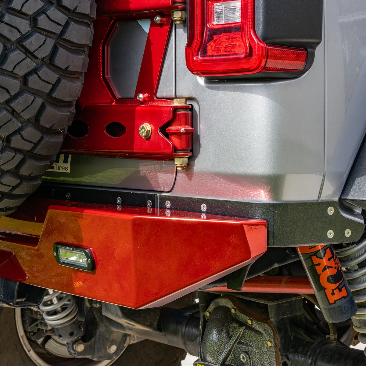18c Wrangler Krawler Lite Bolt On Rear Bumper Raw product image