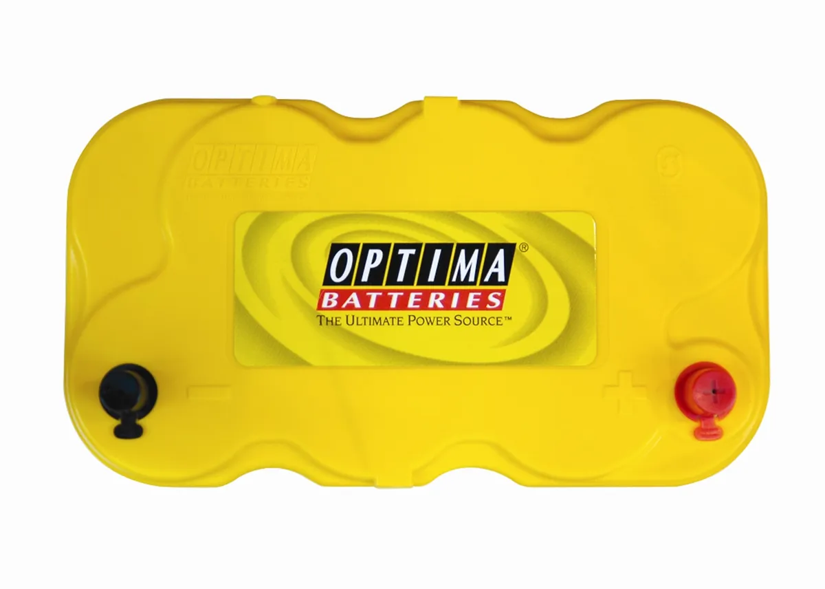 YellowTop® Deep Cycle Battery; UNBOXED; Group 27; Cold Crank Amp 830; Crank Amp 1025; Res. Capacity 66; Amp Hour 20; Top Terminal; L- 12 in.; W- 6.762 in.; H- 8.610 in.; product image