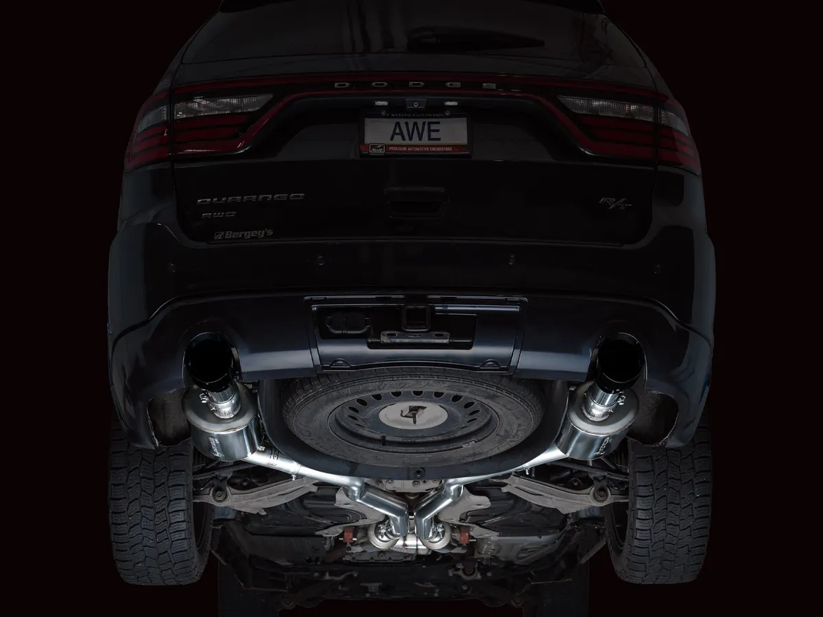 AWE Track Edition Exhaust for Dodge Durango 3.6 / 5.7 - Chrome Silver Tips product image