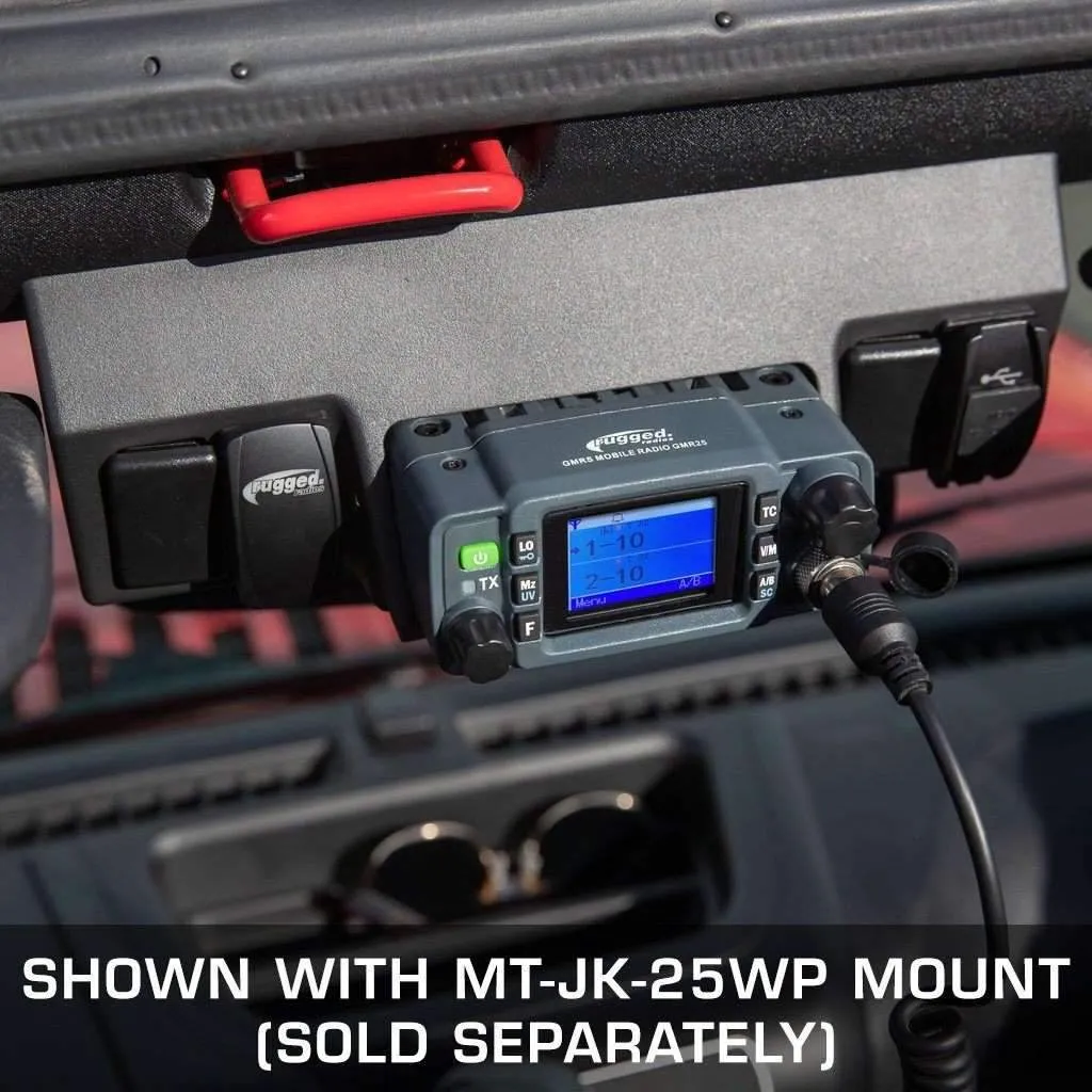 Radio Kit Lite - GMR25 Waterproof GMRS Mobile Radio with Stealth Antenna product image