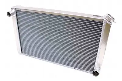 Be Cool Radiator for GM w/Dual 1 Inch Core 17 x 28.5 Inch Qualifier Natural Finish Be Cool Radiator