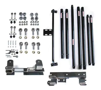 Steinjager Suspensions 1997-2002 Long Arm Travel Kit Chrome Moly Tubing, Manual Transmission Black